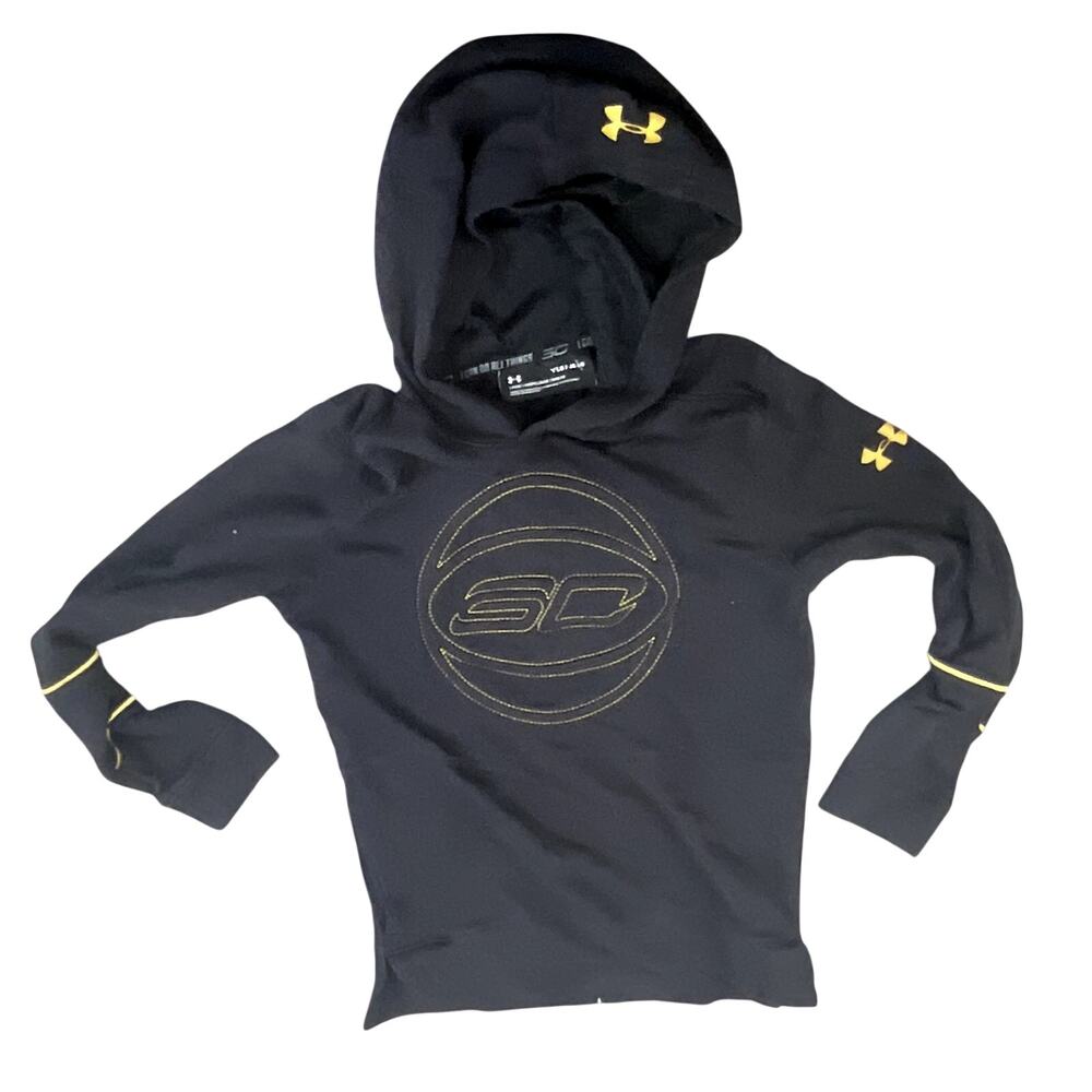 Under Armour Hoodie Youth Large Black SC30 MVP Basketball